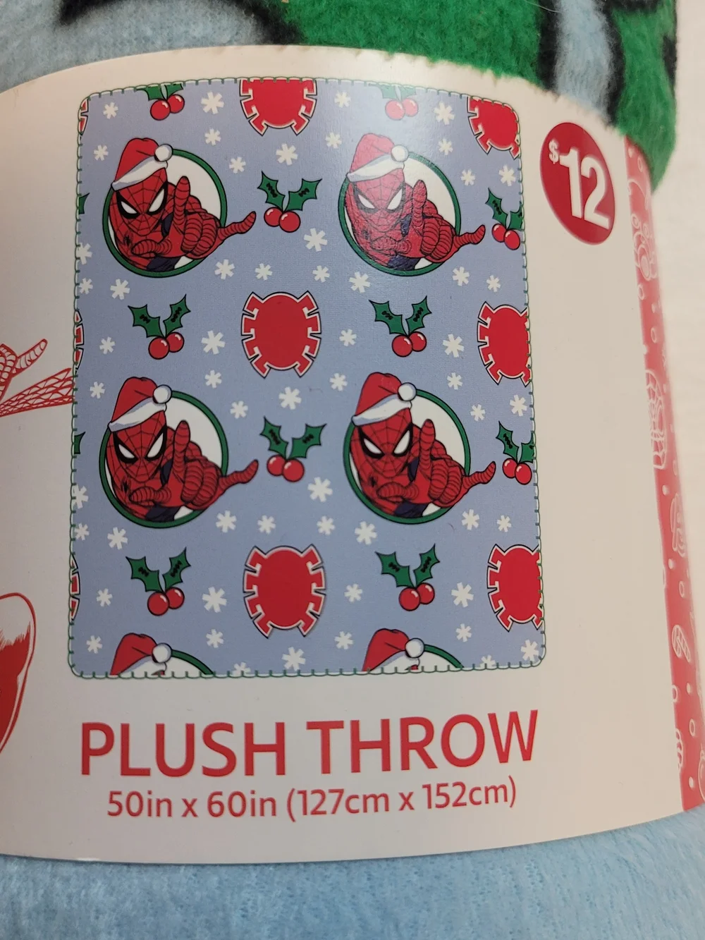 Marvel plush throw